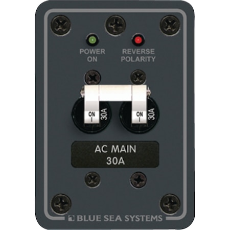 Blue Sea Systems Blue Sea Systems AC Main Circuit Breaker Panel 8077